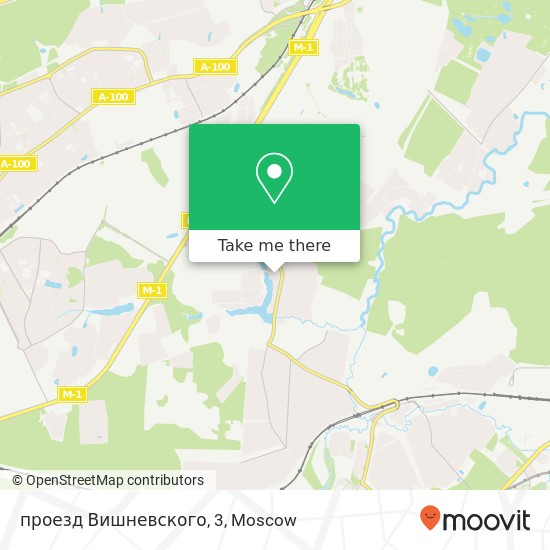 проезд Вишневского, 3 map