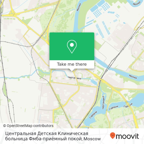 Центральная Детская Клиническая больница Фмба-приёмный покой map