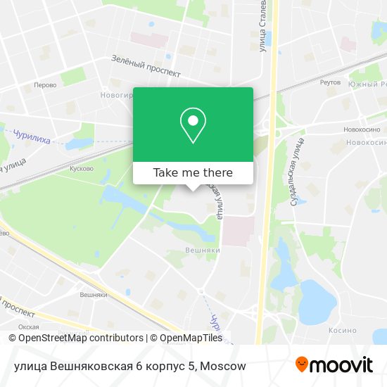 улица Вешняковская 6 корпус 5 map