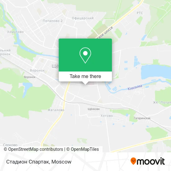 Стадион Спартак map