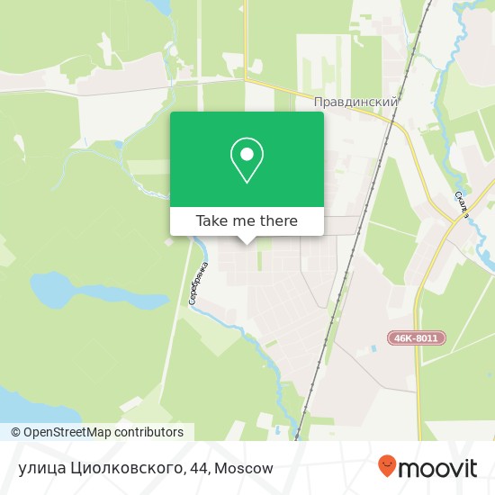 улица Циолковского, 44 map