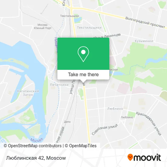 Люблинская 42 map