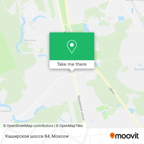 Каширское шоссе 84 map