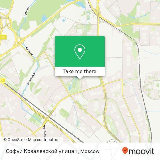Софьи Ковалевской улица 1 map