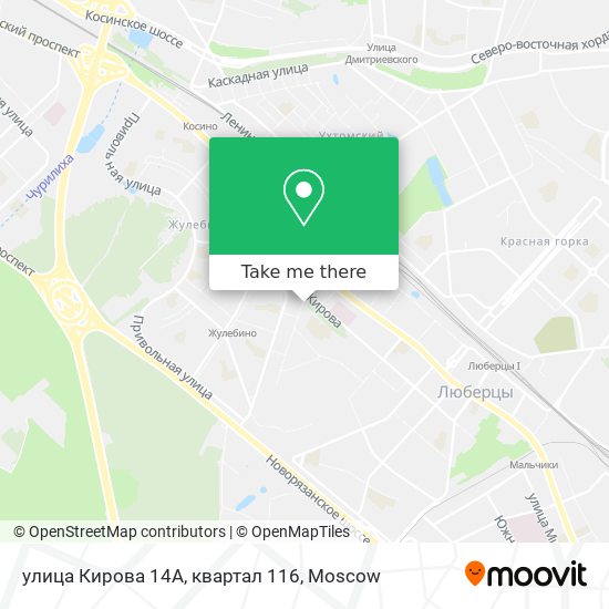 улица Кирова 14А, квартал 116 map