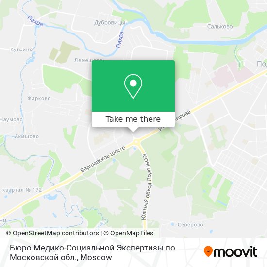 Бюро Медико-Социальной Экспертизы по Московской обл. map