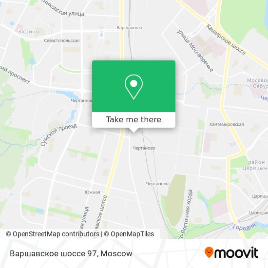 Варшавское шоссе 97 map