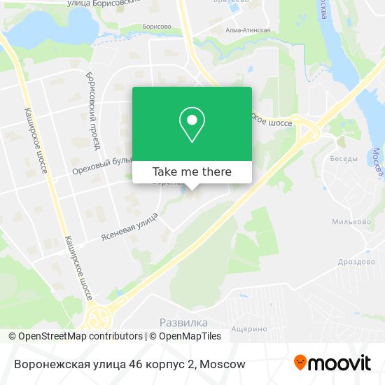 Воронежская улица 46 корпус 2 map