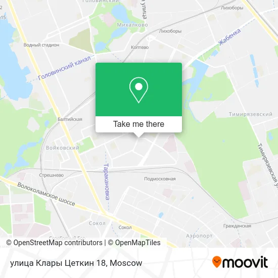 улица Клары Цеткин 18 map