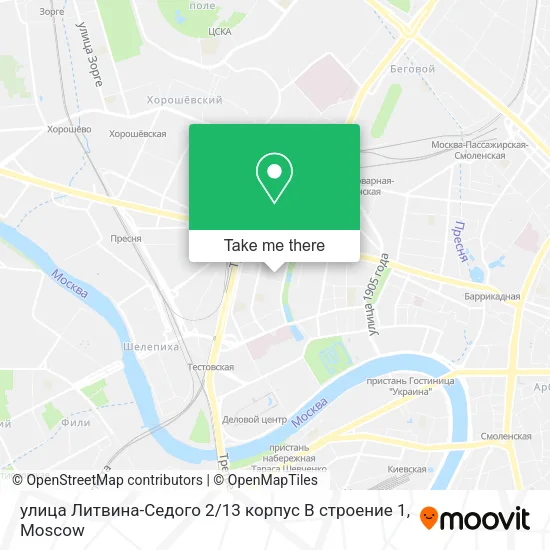 улица Литвина-Седого 2 / 13 корпус В строение 1 map