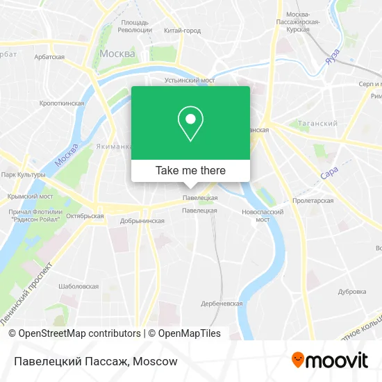Павелецкий Пассаж map