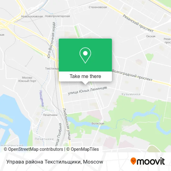 Управа района Текстильщики map