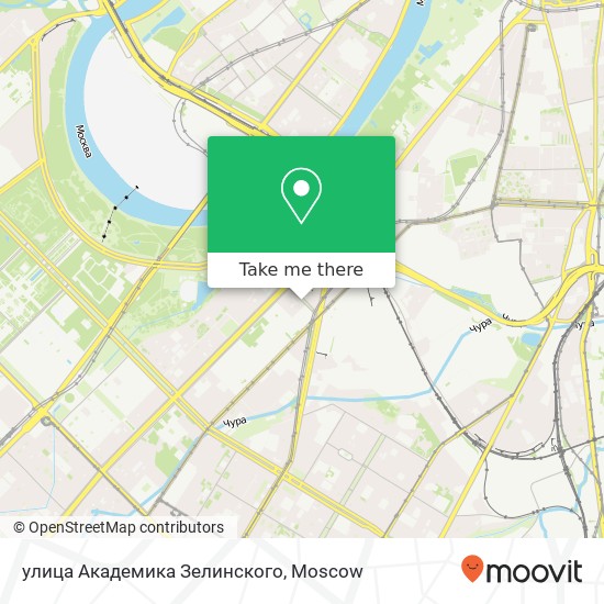 улица Академика Зелинского map