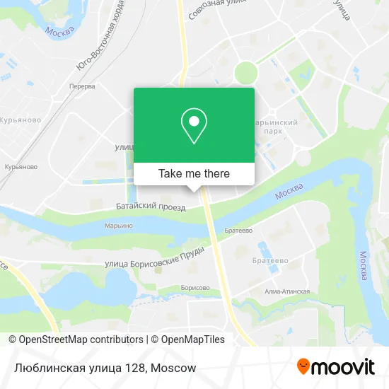 Люблинская улица 128 map