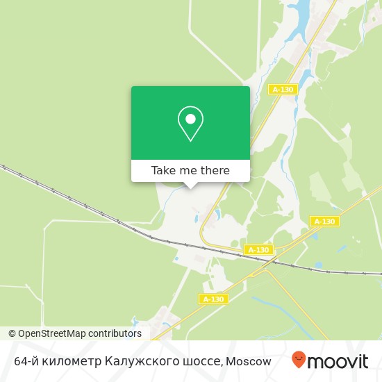 64-й километр Калужского шоссе map