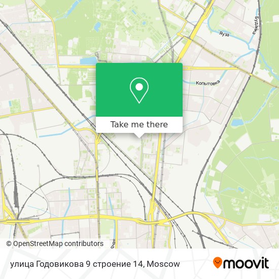 улица Годовикова 9 строение 14 map