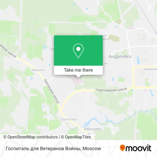Госпиталь для Ветеранов Войны map