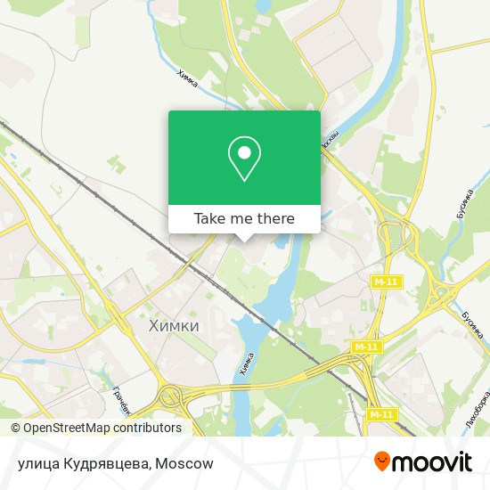 улица Кудрявцева map
