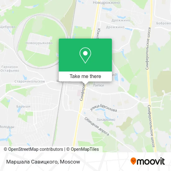 Маршала Савицкого map