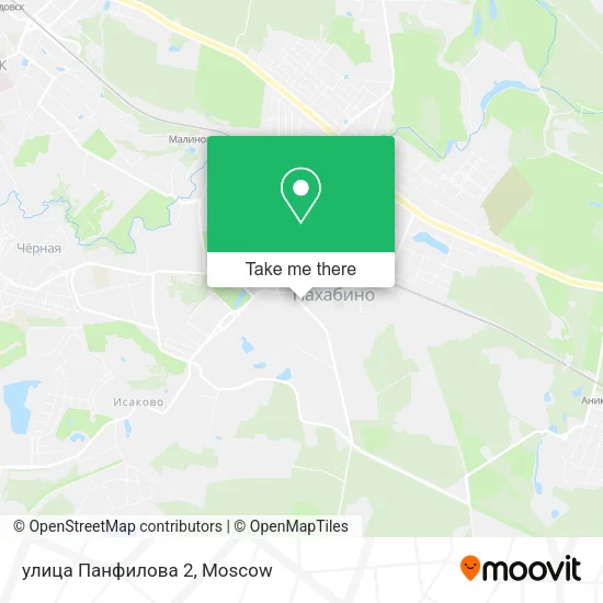 улица Панфилова 2 map