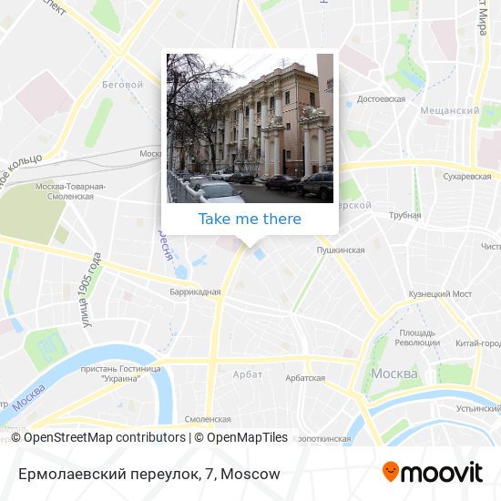 Ермолаевский переулок, 7 map