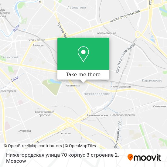 Нижегородская улица 70 корпус 3 строение 2 map