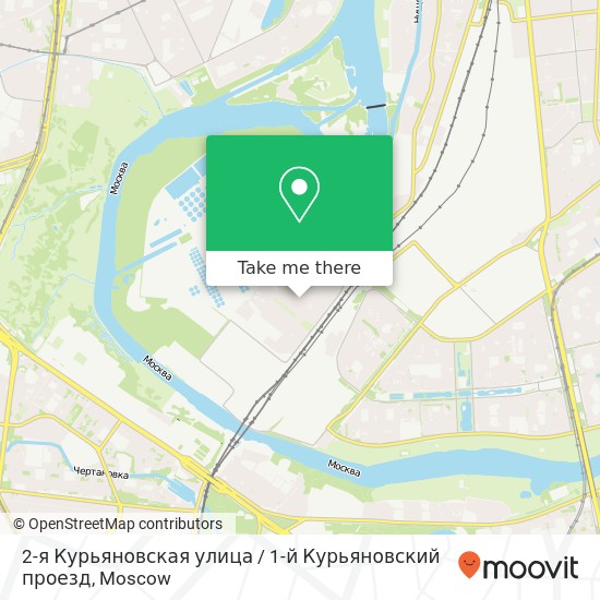 2-я Курьяновская улица / 1-й Курьяновский проезд map