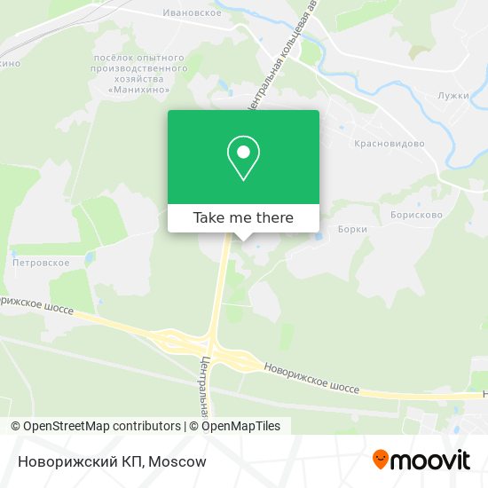 Новорижский КП map
