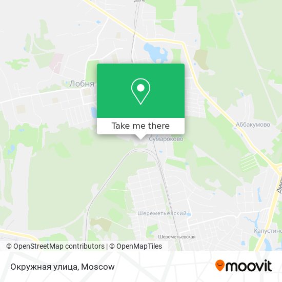 Окружная улица map