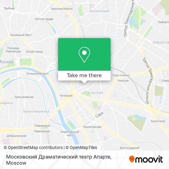 Московский Драматический театр Апарте map