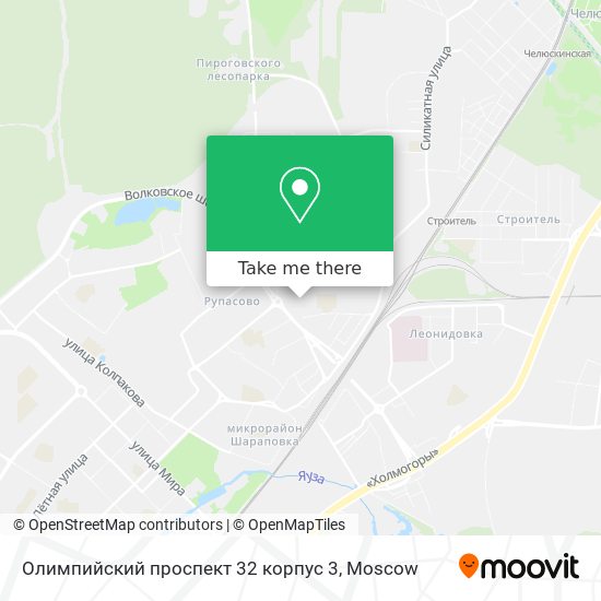 Олимпийский проспект 32 корпус 3 map