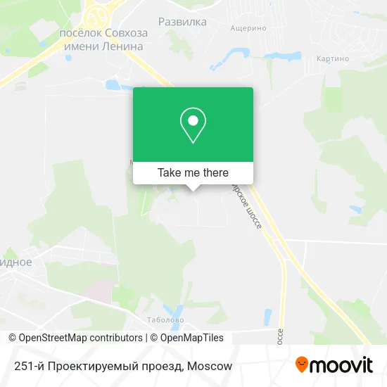 251-й Проектируемый проезд map