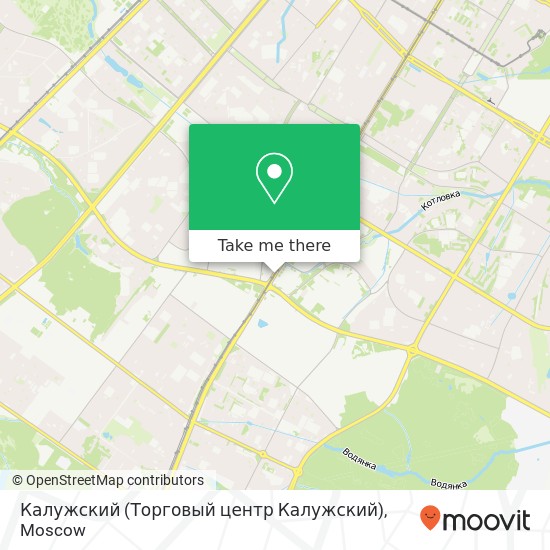 Калужский (Торговый центр Калужский) map