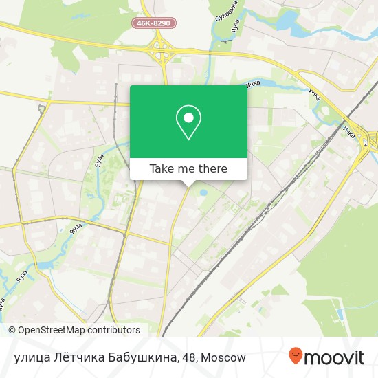 улица Лётчика Бабушкина, 48 map