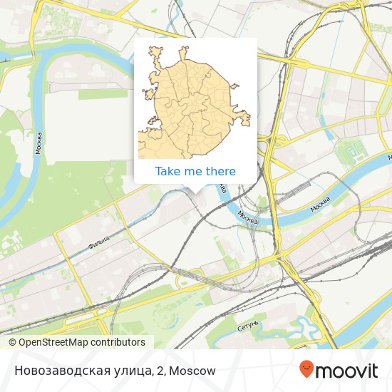 Новозаводская улица, 2 map