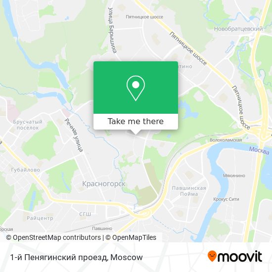 1-й Пенягинский проезд map