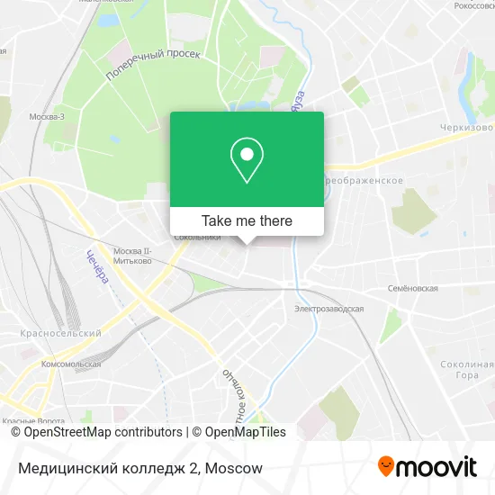Медицинский колледж 2 map