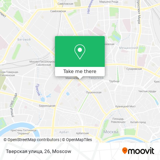 Тверская улица, 26 map