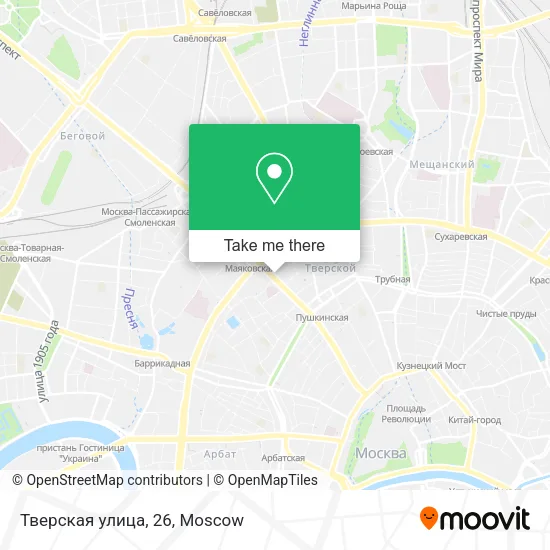 Тверская улица, 26 map