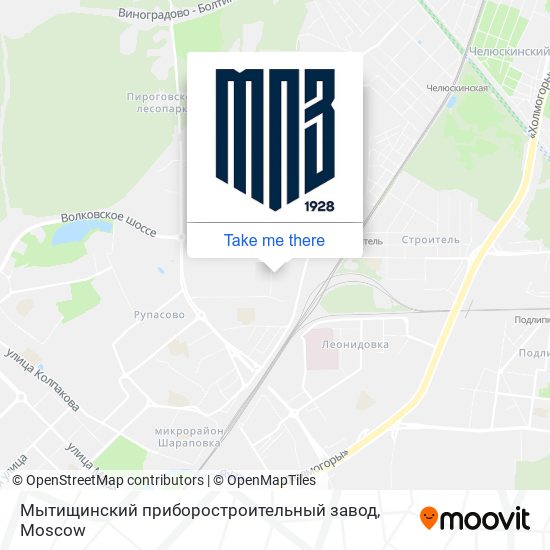 Мытищинский приборостроительный завод map