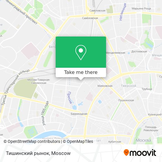 Тишинский рынок map