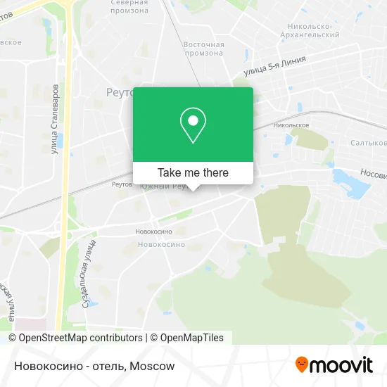 Новокосино - отель map
