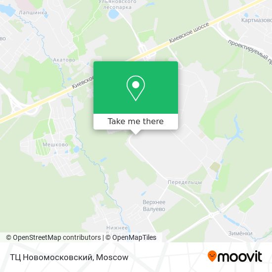 ТЦ Новомосковский map