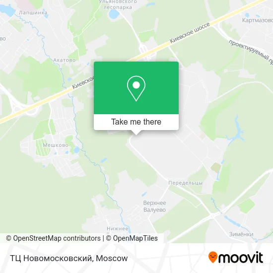 ТЦ Новомосковский map