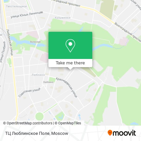 ТЦ Люблинское Поле map