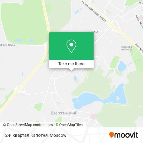 2-й квартал Капотня map