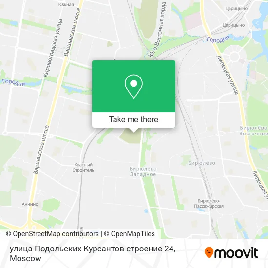 улица Подольских Курсантов строение 24 map