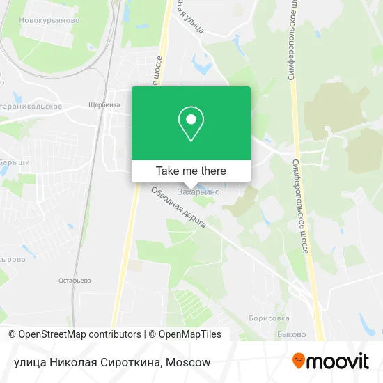 улица Николая Сироткина map