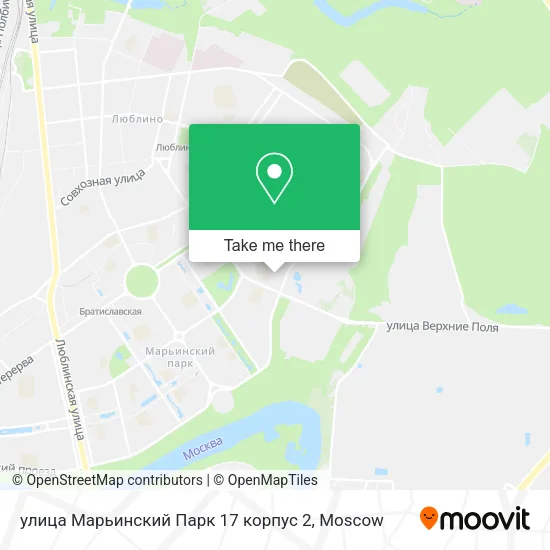 улица Марьинский Парк 17 корпус 2 map