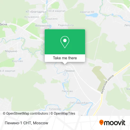 Пенино-1 СНТ map